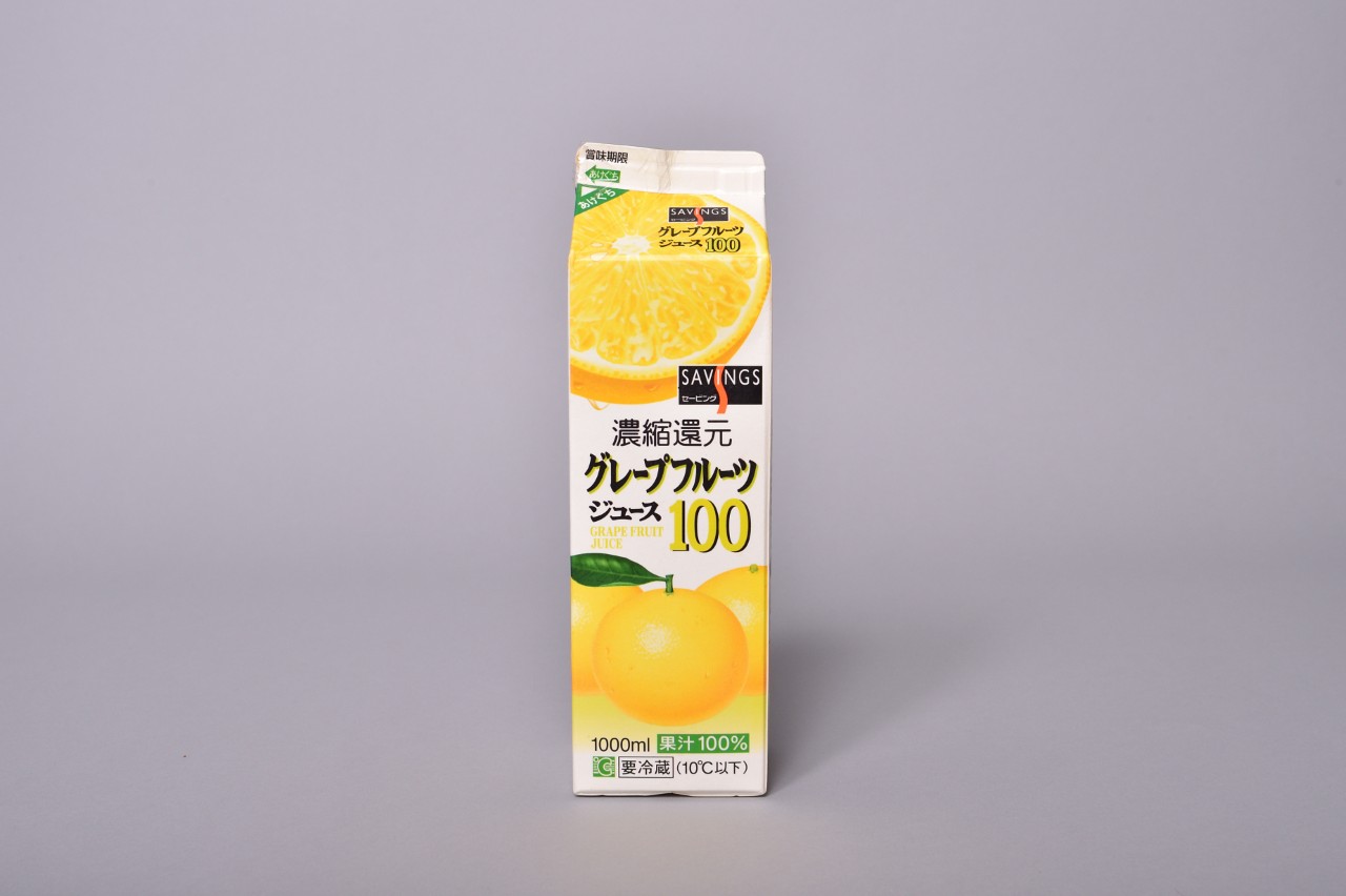 グレープフルーツジュース100濃縮還元
